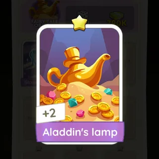 S1 Aladdin's lamp - Monopoly Go 1 Star ★