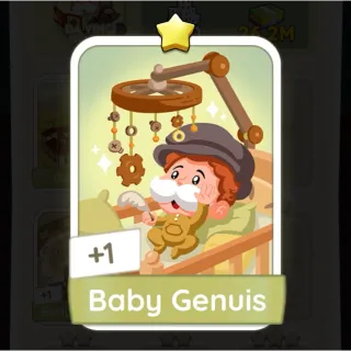 S5 Baby Genuis - Monopoly Go 1 Star Sticker ★ (1 pcs)