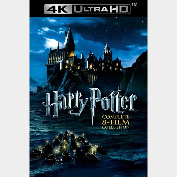 Harry Potter 8Film Collection 4K UHD Digital Movies Gameflip