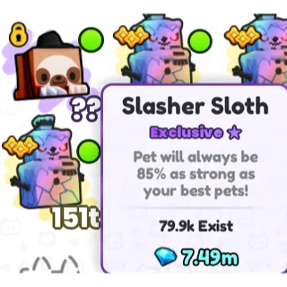 PS99 Slasher Sloth