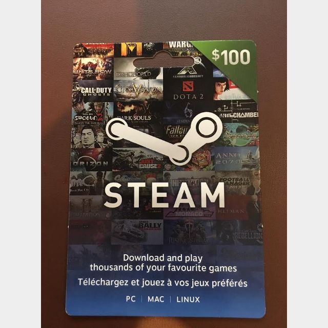 steam gift card online canada