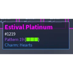UNUSUAL ESTIVAL PLATINUMS A UNIVERSAL TIME (AUT)