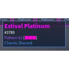 UNUSAL ESTIVAL PLATINUM