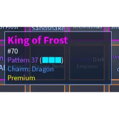 UNUSUAL KING OF FROST A UNIVERSAL TIME (AUT)