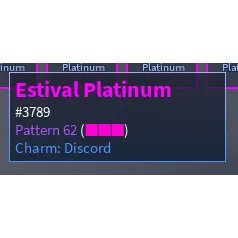 UNUSAL ESTIVAL PLATINUM