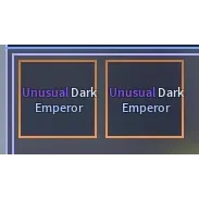 UNUSUAL DARK EMPEROR A UNIVERSAL TIME  (AUT)