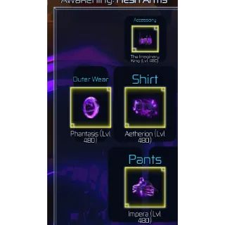 jujutsu infinite - purple calamity set (NO SWORD)