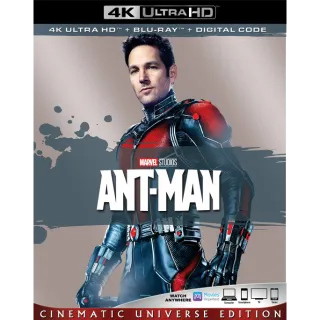 Ant-Man 4K iTunes [ FLASH DELIVERY ⚡ ] [ports to MA]