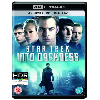 T7EX7AWA6TKX Star Trek Into Darkness 4K iTunes [ FLASH DELIVERY ⚡ ]
