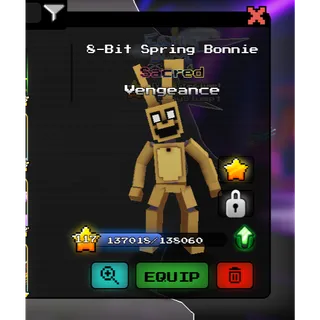 five night at hunted 8 bit bonnie