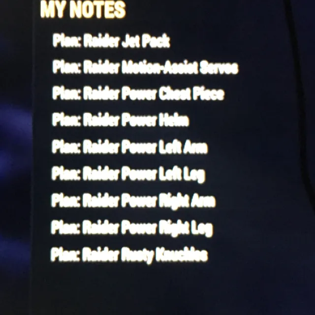 Plan | Raider Power Armor Plans - Fallout 76 Game Items - Gameflip