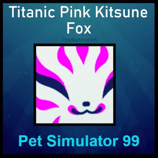 Ps99 Titanic Pink Kitsune Fox 