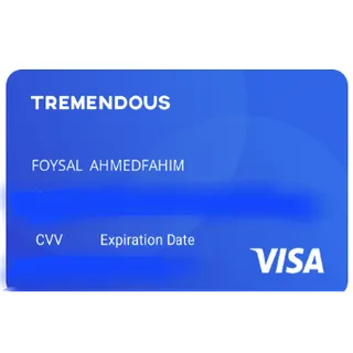 visa card 500 USD