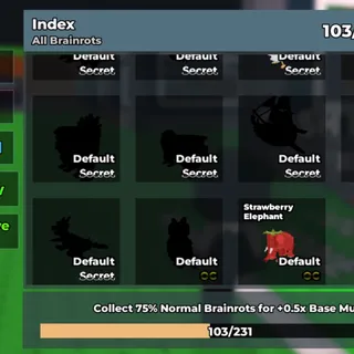 Index strawberry elephan