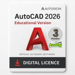 AutoCAD 2026 License | Autodesk – 3 Months | Windows/Mac