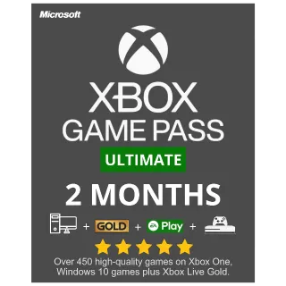 Xbox Game Pass Ultimate 2 Months Account