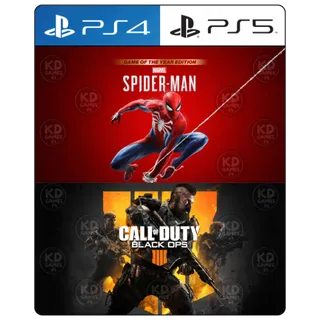 Marvel's Spider-Man: Game of the Year Edition + Call of Duty Black Ops 4 (PS4/PS5) - Game Account