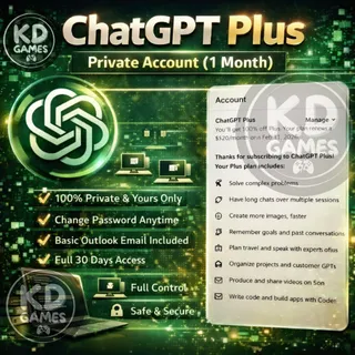 ChatGPT Plus Private Account (1 Month)