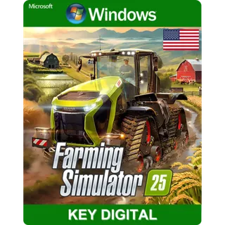 Farming Simulator 25 PC Windows KEY US