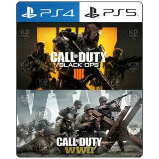 Call of Duty: Black Ops 4 + Call of Duty WWII Gold Edition (PS4 / PS5) - Game Account
