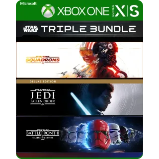 Star Wars Triple Bundle Xbox One Series XS ⚡ INSTANT DELIVERY ⚡ Game Account