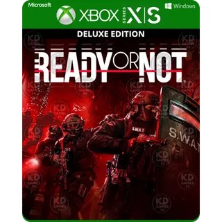 Ready or Not Deluxe Edition Xbox Series XS / PC Windows  Game Account