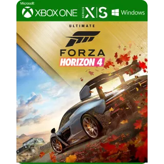 Forza Horizon 4 Ultimate Edition Xbox One Series XS PC Windows Game Account