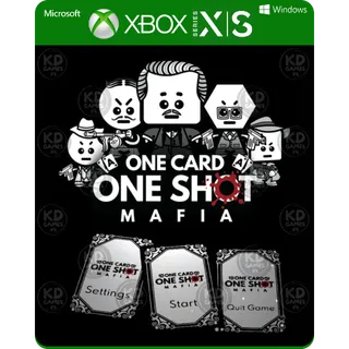 One Card One Shot - Mafia Xbox Series XS / PC Windows- Game Account GLOBAL