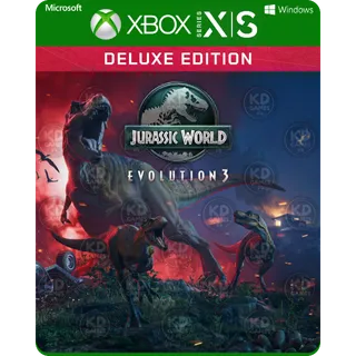 Jurassic World Evolution 3 Deluxe Edition Xbox Series XS / PC Windows Game Account