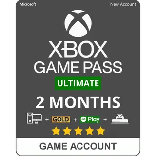 Xbox Game Pass Ultimate 2 Months - New Account