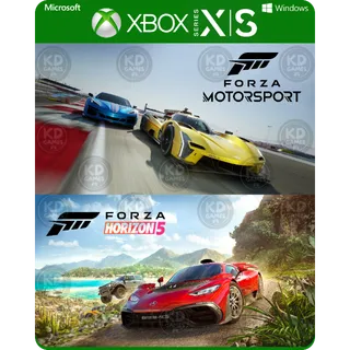 Forza Motorsport + Forza Horizon 5 Xbox Series XS / PC Windows - Game Account GLOBAL
