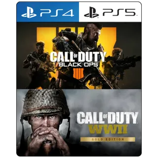 Call of Duty: Black Ops 4 + Call of Duty WWII Gold Edition (PS4 / PS5) - Game Account