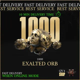 x1000 Exalted orb | 10 minutes delivery time - Best service 