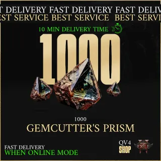 Gemcutter's Prism 1000x | BEST SERVICE - 10Minutes when online