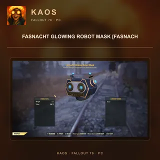 Fasnacht Glowing Robot Mask [Fasnach