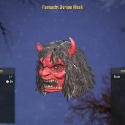 fasnacht mask demon