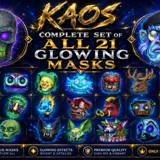 Fallout 76 ALL Glowing Masks - FULL SET x21 Masks