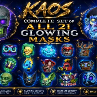 Fallout 76 ALL Glowing Masks - FULL SET x19 Masks