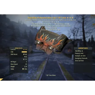 uny atom cats paint legacy (Perfect set) T-60： Unyielding /ap / sentinel  5/5