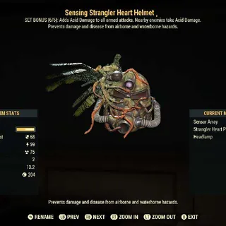 [PC] Unyielding Sentinel Power Armor Strangler Heart (5/5 AP )