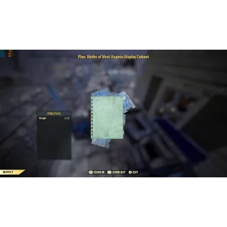  Plan: Moths of West Virginia Display Cabinet