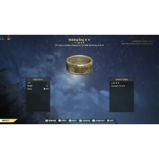 wedding ring 2+ luck  sent