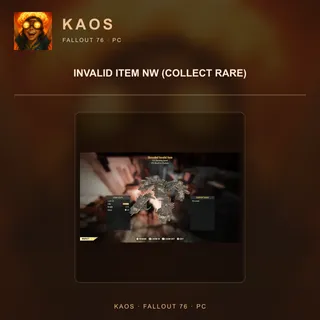 invalid item nw (collect rare )