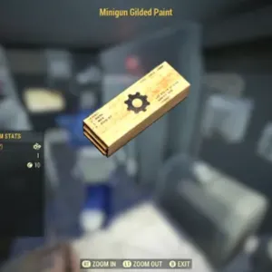 minigun gilded paint