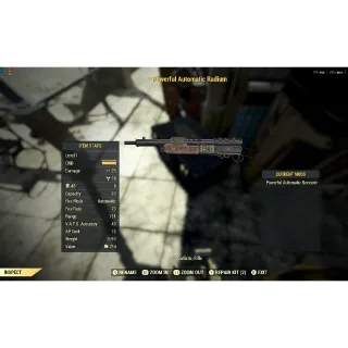 Radium rifle partial invisible 