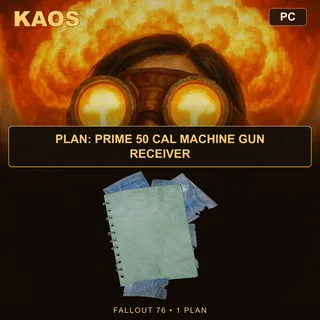 Plan: Prime 50 Cal Machine Gun Receiver | PC