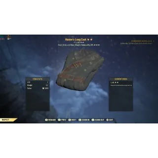 hunter long coat 2 + luck fdcwr