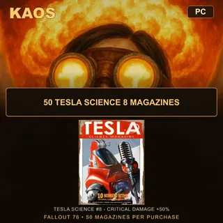 50 Tesla Science 8 Magazines | PC