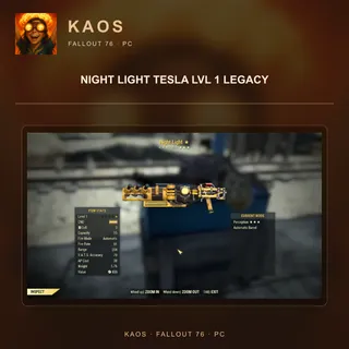  Night Light tesla lvl 1 legacy