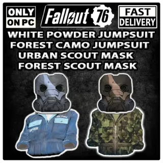 white powder forest camo mask scout